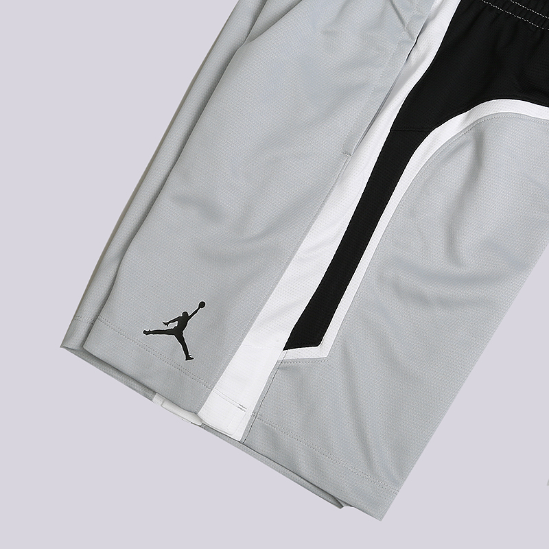мужские серые шорты Jordan Flight Basketball Shorts 887428-012 - цена, описание, фото 2